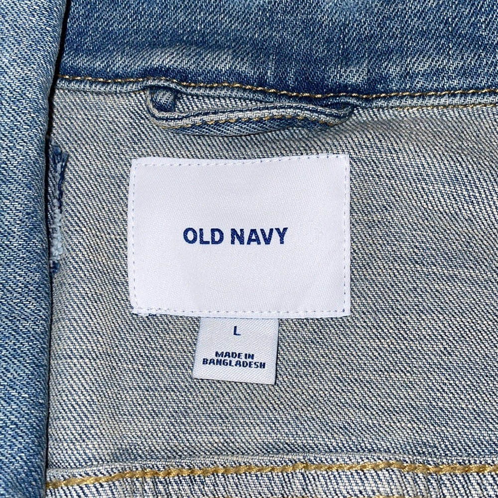 NWOT.  Men’s Old Navy Jean jacket size large - Picture 7 of 8